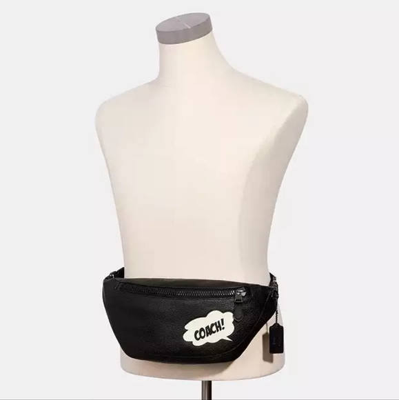 Coach │ Marvel Warren Belt Bag With Coach Bubble *Free Shipping* - Picture 3 of 9